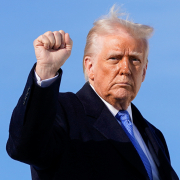 U.S. President Donald Trump boards Air Force One as he departs for New Jersey at Joint Base Andrews