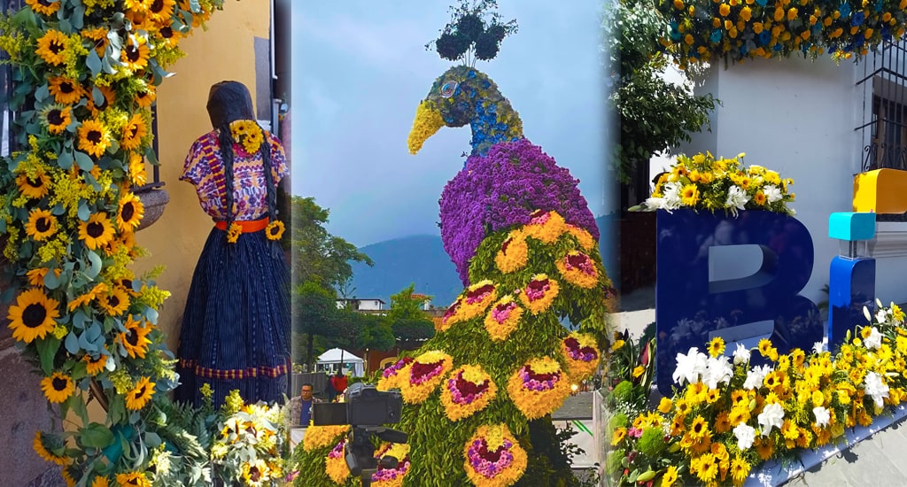 The Flowers festival in Antigua Guatemala